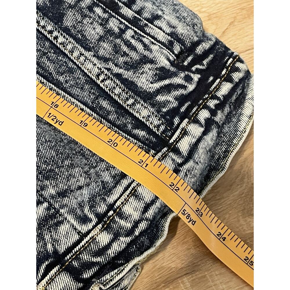 Levi's Acid Wash Denim Jacket Men’s Small Blue Denim Trucker Retro 72334-0335 - Picture 6 of 12